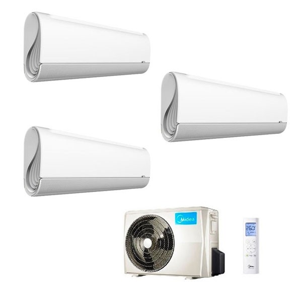 Climatizzatore Midea Trial Split Mission Pro 9000+9000+9000 M30F-21HFN8-Q R-32 9+9+9