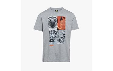 T-Shirt da lavoro Diadora Graphic Bianco Ottico - 702.161760