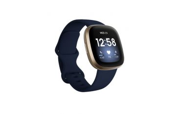 Smartwatch Fitbit Sense Lunar White - Soft Gold