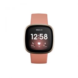 Smartwatch Fitbit Versa 3 Midnight - Soft Gold