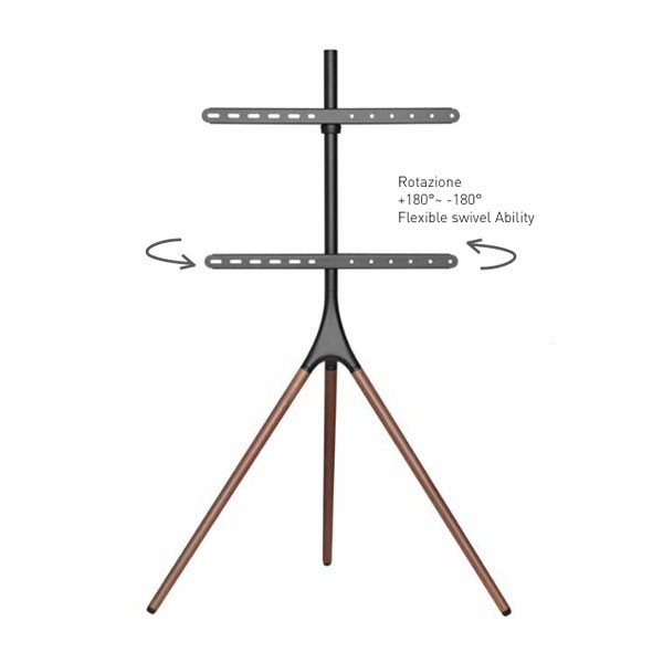 Supporto da Pavimento per TV Piatte o Curve da 45'' a 65'' Guarnieri 397