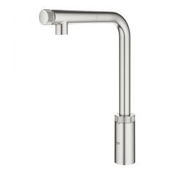 Miscelatore Lavello Estraibile Grohe Minta SmartControl Super Steel - 31613DC0
