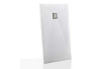 Piatto Doccia Filopavimento Ponsi 80x80 cm Effetto Pietra Bianco