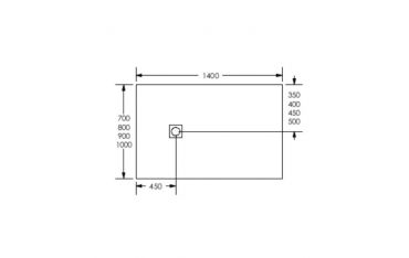Piatto Doccia Filopavimento Ponsi 80x80 cm Effetto Pietra Bianco