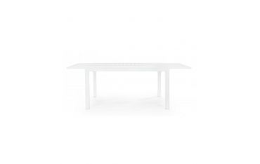 Tavolo da Giardino Rettangolare Allungabile Bizzotto Hilde 140-210X77X75CM in Alluminio Colore Bianco - 0662851