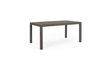 Tavolo da Giardino Rettangolare Allungabile Bizzotto Hilde 160-240X90X75CM in Alluminio Colore Coffee - 0662981