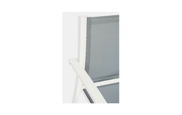 Set per Esterno Bizzotto Auri in Acciaio e Vetro Bianco 3PZ - 0662992