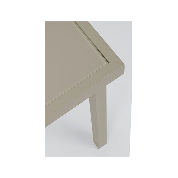 Set per Esterno Bizzotto Auri in Acciaio e Vetro Tortora 3PZ - 0662991