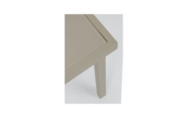 Set per Esterno Bizzotto Auri in Acciaio e Vetro Tortora 3PZ - 0662991