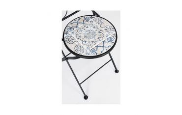Set per Esterno Bizzotto Erice in Acciaio e Ceramica 3PZ - 0806148