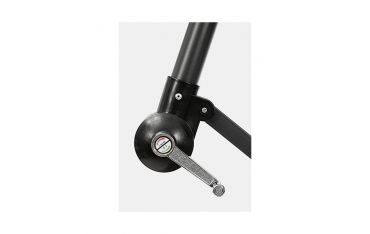 Ombrellone a Braccio Bizzotto Texas 3MT in Acciaio Verniciato Antracite Telo Poliestere Color Pavone - 0795697
