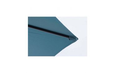 Ombrellone a Braccio Bizzotto Texas 3MT in Acciaio Verniciato Antracite Telo Poliestere Color Pavone - 0795697